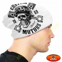 Choisir un Bonnet tête de Mort Cafe Racer, bonnet biker noir livré 48h