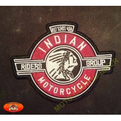 Patch, écusson indian motorcycle red