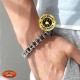 Bracelet chaine moto Chrome