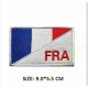 Patch, écusson drapeau Français