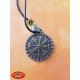 Pendentif, collier boussole nordique