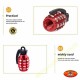 Bouchons de valves moto grenade rouge