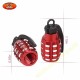 Bouchons de valves moto grenade rouge