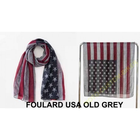 Foulard old usa Grey