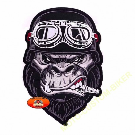 Patch, écusson tête de singe