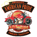 Sweat zippé biker american pride