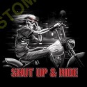 Sweat zippé biker shut up and ride