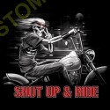 Sweat capuche biker shut up and ride