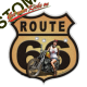 T shirt biker route 66 moto